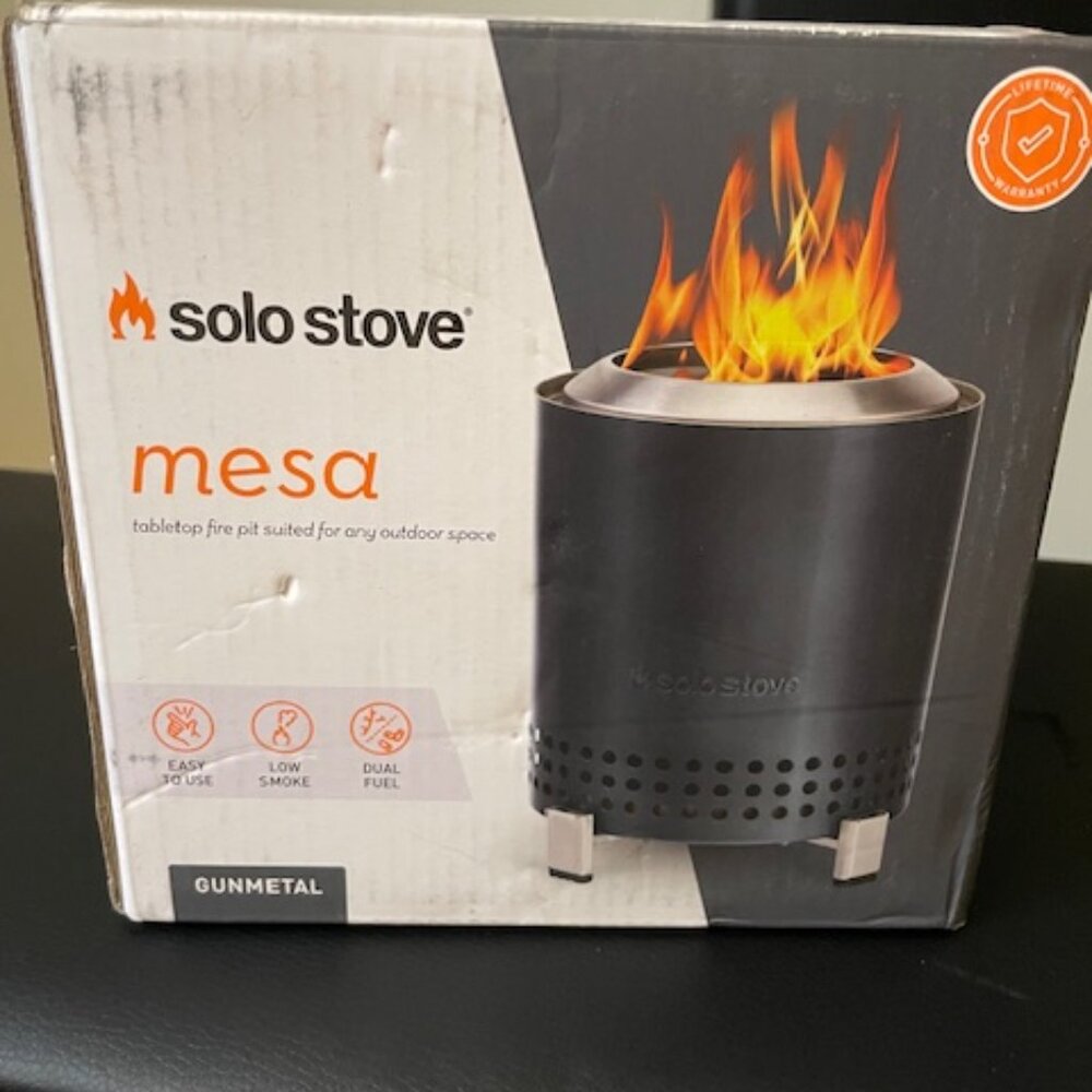Brand New Solo Stove Mesa Tabletop Unit (Gunmetal)